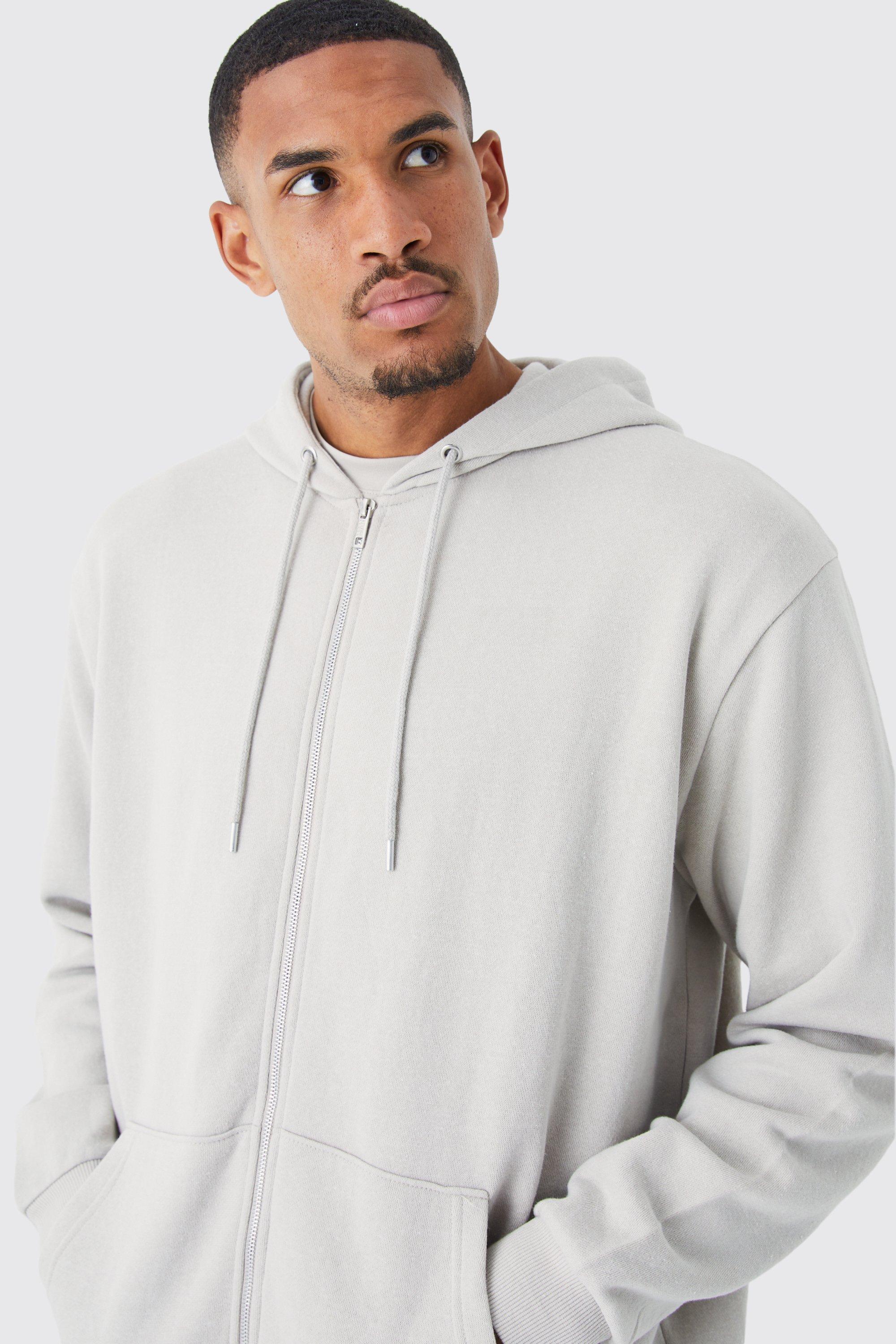 Extra long cheap zip up hoodie